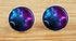 Custom Classic Jewelry Tuxedo Shirt Sliver Cufflinks Men's Unique Business Wedding Gifts Blue Purple Galaxy Space...