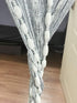 Door String Curtain Flat Silver Ribbon Thread with Shaggy Tassel Room Divider, 39’’x79’’ (Grey-style2)...