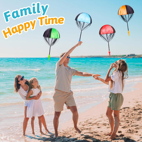 4 Pcs Parachute Toys for Kids 1 2 3 4 5 6 7 8 9 Year Old Boys and Girls Gifts Outdoor Flying Toys for Toddler Coolest Gifts for Teen Boy and Men...