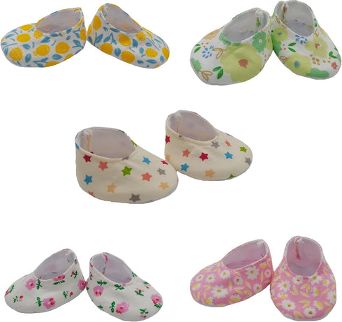 Baby Doll Shoes for 14 Inch Alive Newborn Reborn Baby Dolls, Dolls Shoes for 14 Inch Baby Dolls Girl...