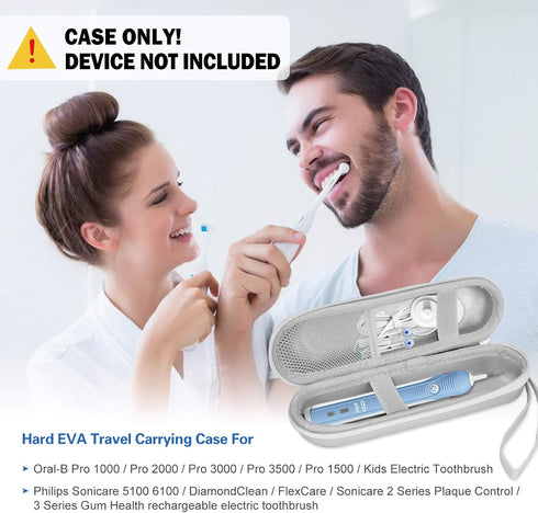 ProCase Travel Case for Oral-B/Oral-B Pro Smartseries/IO Serie Sonicare Protective Clean Electric Toothbrush, Hard EVA Case Cover Storage Bag Hold...