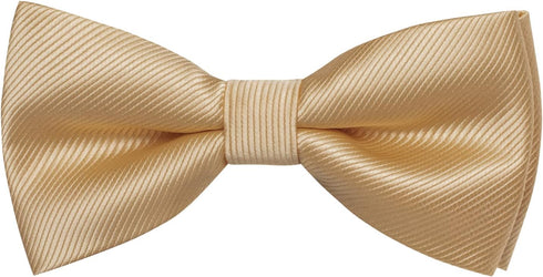 Hi-Tie Silk Pre-Tied Bowtie for Men Woven Bow Ties and Pocket Square Cufflinks Set for Wedding Party Formal...
