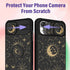 (2in1 for iPhone 15 Plus Case for Women Girls Cute Sun Moon Star Cover Girly Pretty Black Aesthetic Unique Design with Camera Cover and Ring Stand...