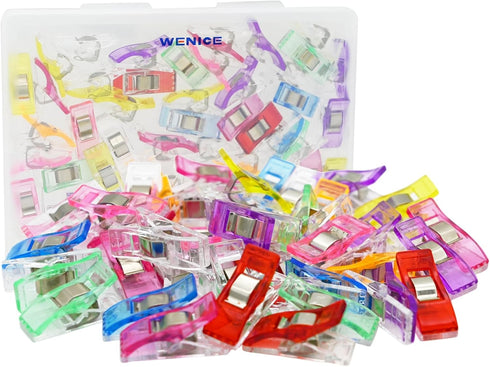 Sewing clips for fabric and quilting,WENICE 160pcs embroidery clips of sewing products for sewing supplies and accessories...