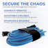 Reusable Cinch Straps 20" x 1" - Premium Multipurpose Quality Hook and Loop Safety Straps (15 Pack) (20 inch)...