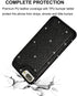 UEEBAI Case for iPhone 7 Plus 8 Plus, Premium Glitter PU Leather Case Back Wallet Cover with Two Magnetic Clasp, Card Slots, Stand Function, Durab...