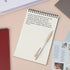 EOOUT 5pcs Top Spiral Steno Pads, 6x9 Top Spiral Notebook, Thick Plastic Hardcover 60 Sheets Note Pads with 7mm College Ruled Paper,5 Colors Writi...