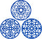 CHEFBEE 3PCS Trivets for Hot Dishes, Trivet Hot Plate Holder for Pots and Pans, Countertop, Silicone Trivet Mat Non-Slip Heat Resistant Kitchen Te...