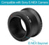 SVBONY SV196 Camera Adapter Wide M48 to NEX E-Mount Ring Adapter Compatible with Sony NEX Alpha Body Camera...