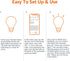 Amazon Basics - Smart A19 LED Light Bulb, 2.4 GHz Wi-Fi, 9W (Equivalent to 60W) 800LM, Works and Dims with Alexa Only, 1-Pack, Multicolor...