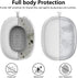 AirPods Max Case Cover - Clear White-M, Soft Silicone Headphone Cover with Heavy Duty Protection for Apple AirPods Max Headphones......