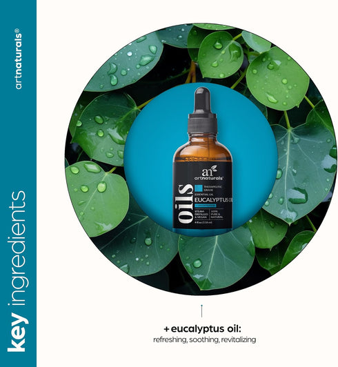 ArtNaturals 100% Pure Eucalyptus Essential Oil - (4.0 Fl Oz / 118ml) - Therapeutic Grade Natural Oils...