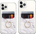 BIAJIYA 2 Pack Cell Phone Wallet Stick on Phones, Card Holder for Phone Case with Ring, Adhesive Phone Credit Card Holder with RFID-Blocking Black...
