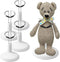 TOYANDONA 4 Pcs Action Figure Stand, Doll Stands Display Holder, Adjustable Doll Bracket Support for 6-8 Inches Dolls, Creative Bear Stand for Hom...