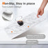 Shelf and Drawer Liner for Kitchen Cabinet Non Adhesive Fridge Liner Washable Reusable Easy to Clean Strong Grip Liner for Cabinets, Dresser, Cupb...