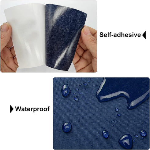 3pcs Nylon Tent Repair Tape Self-Adhesive Tent Repair Patches Tape Waterproof Puncture Repair Patches for Horse Blanket Camping Tent Backpack Awni...
