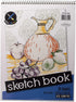 Top Flight Sketch Book, Heavy Back, Top Wire, 9 x 12 Inches, 30 Sheets (63201)...