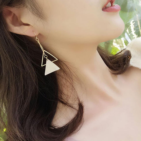 80pcs Triangle Earring Beading Hoops,4Sizes Earring Beading Beading Hoop Connector Links Earring Components Earring Finding for DIY Jewelry Earrin...