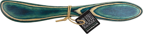 Totally Bamboo Baltique Mykonos Collection Cheese Spreader Knife in Colored Birch Wood...