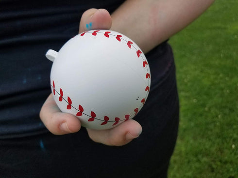 Gender Reveal Baseball for Baby Showers and Reveal Parties - 100% All Natural Holi Powder (Pink)...