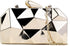 Evening Geometric Handbags Crossbody bags for Women Metal Clutch Purses for Parties Wedding with Chain...