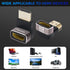 8K HDMI 2.1 Adapter 90 Degree and 270 Degree Gold Plated Adapter 2 Pack, Right Angle HDMI Male to Female Connector Converter HDMI L Shape Extender...