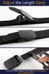 LionVII Belt for Men, Adjustable Belt with Plastic Buckle Breathable for Work Sports, Easy Trim to Fit 28-49" Waist...