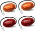 HERCOO LED Dually Bed Fender Side Marker Lights Front Rear Lamps Compatible with Ford 1999-2010 F350 F450 F550 Super Duty, Amber & Red...