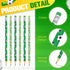 36 Pieces Soccer Pencils Soccer Party Favors Unsharpened Soccer Printed Wooden Pencils with Eraser Sports Themed Fun Drawing Pencils for Soccer Bi...