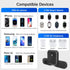 3 in 1 Wireless Charging Station for Apple Multiple Devices, Wireless Charger Foldable Wireless Magsafe Charger for iPhone 15 14 13 12 11, for iWa...