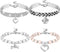 4 Pcs Pearl Dog Collar Necklaces Small Dogs Cats Rhinestones Collar Necklace Set, Crystal Pet Puppy Dog Necklace Adjustable Dog Jewelry for Pet Sm...