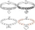 4 Pcs Pearl Dog Collar Necklaces Small Dogs Cats Rhinestones Collar Necklace Set, Crystal Pet Puppy Dog Necklace Adjustable Dog Jewelry for Pet Sm...