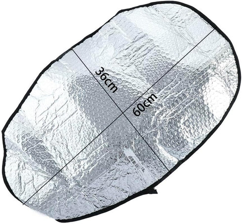 2PCS Motorcycle Seat Cover,Electric Vehicle Sunscreen Seat Cover Heat Insulation Cushion Aluminum Film Sunscreen Cushion...