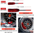 Professional 4 Pack Long Handle Wheel Brush Kit for Cleaning Wheel and Tire- 2X Soft Wheel Cleaning Brush, Detailing Brush and Stiff Tire Brush, B...