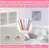 12PCS Microfiber Dusters Fan Cleaner Mini Detail Duster Sticks for Crevice Cleaning, Gap Dust Split Cleaner for Home Car Windows Vent Blind Fan an...