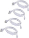 4-Pack T5 T8 Led Tube Light Power Extension Cord Grow Plug Cable Connecting Integrated Wire Replacement Fixture with On/Off Switch (6FT/1.8M)...