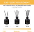 HOSSIAN Reed Diffuser Sticks - Reed diffusers-Reed Sticks -Diffuser Glass Bottles-Diffuser Refills- Natural Rattan Wood Replacement for Aroma Frag...