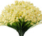 6 Bundles Artificial Daffodils Flowers, Fake Artificial Greenery UV Resistant No Fade Faux Plastic Plants for Wedding Bridle Bouquet Outdoor Home ...