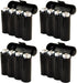 4 Pack AA/AAA / CR123A Black Battery Holder Storage Cases...