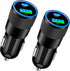 USB-C Car Charger Fast Charging Adapter, Rombica 2Pack 66W Type-C PD&QC3.0 Power Cigarette Lighter USB Car Charger for iPhone 15/15 Pro/15 Pro Max...