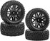 4P 12mm Hex RC Buggy Solid Wheel and Rubber Tires OD 87mm for 1/10 1/12 1/14 HSP HPI Hobao WLtoys Tamiya Off-Road Car...