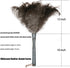Ostrich Feather Duster, Big and Soft and Fluffy Duster,22 inch (Gray)...