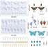 LET'S RESIN Resin Earring Molds, 2 Pcs Resin Molds Silicone with Butterfly Moth Wings Shapes, Silicone Molds for Resin Jewelry, DIY Art Craft...