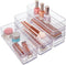 STORi SimpleSort 6-Piece Stackable Clear Drawer Organizer Set | 9" x 3" x 2" Rectangle Trays | Narrow Makeup Vanity Storage Bins and Office Desk D...