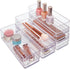 STORi SimpleSort 6-Piece Stackable Clear Drawer Organizer Set | 9" x 3" x 2" Rectangle Trays | Narrow Makeup Vanity Storage Bins and Office Desk D...