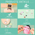 18 Piece Mini School Supplies for Dolls, Doll House School Supplies Accessories Includes Doll Backpack Glasses Blackboard Mini Book Palette Paper ...