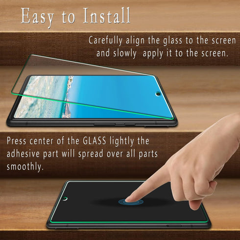 HPTech (2 Pack) Designed for Google Pixel 6a 5G Tempered Glass Screen Protector, Anti Scratch, Bubble Free, Case Friendly......