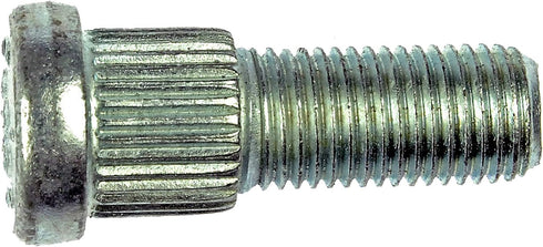Dorman 610-024 Front 7/16-20 Serrated Wheel Stud - .570 in. Knurl, 1-3/8 in. Length Compatible with Select Models, 10 Pack (Made in USA)...
