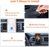 Bluetooth 5.1 to Aux Adapter for Car USB Bluetooth to 3.5mm Auxiliary Jack kit Audio Receiver,Built-in Microphone,for car Speakers and Home Audio,...