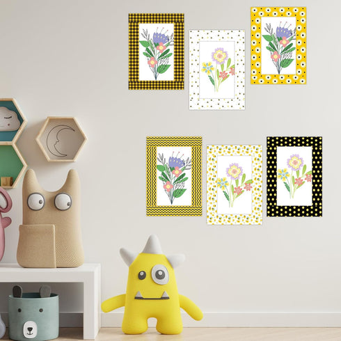 71Ft Bee Paper Bulletin Board Borders Bumble Bee Classroom Decoration Bees Hive Border Trim Strips Honeycomb Bulletin Board Decor for Nursery Elem...